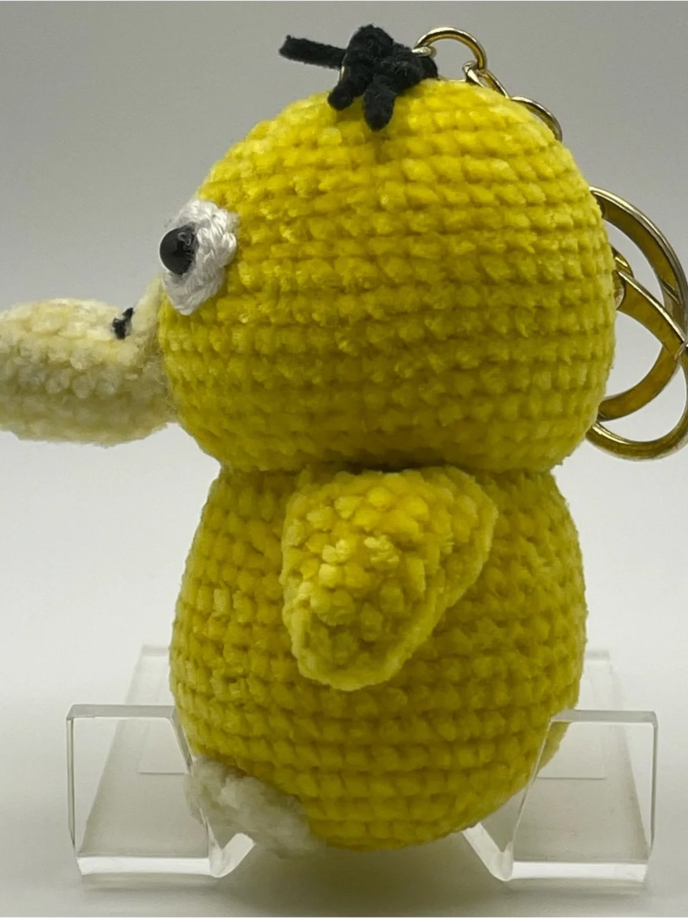 Pokemon Psyduck Handmade Crochet Plush Toy Keychain